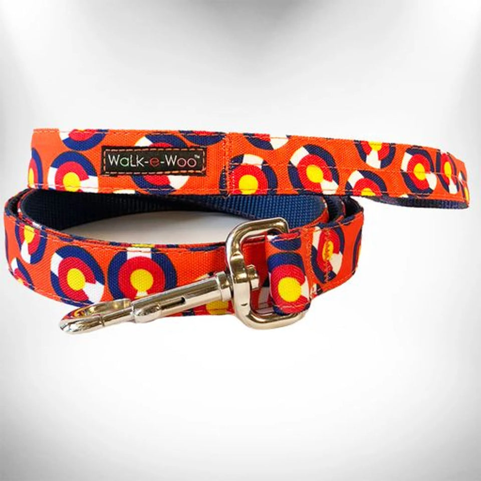 Colorado and Texas Dog Leads, Colorado orange/REGULAR LEAD 1" WIDTH- 5' LENGTH, view 6
