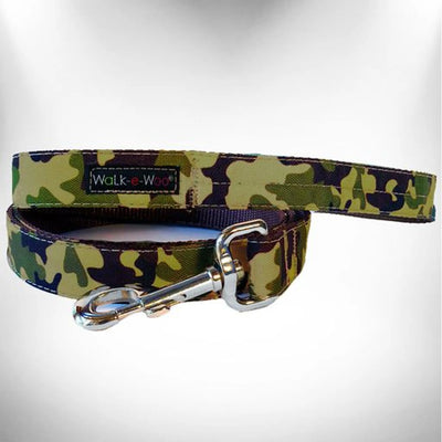 Camo Dog Leads, Brown camo/THIN LEAD 5/8" WIDTH- 5' LENGTH