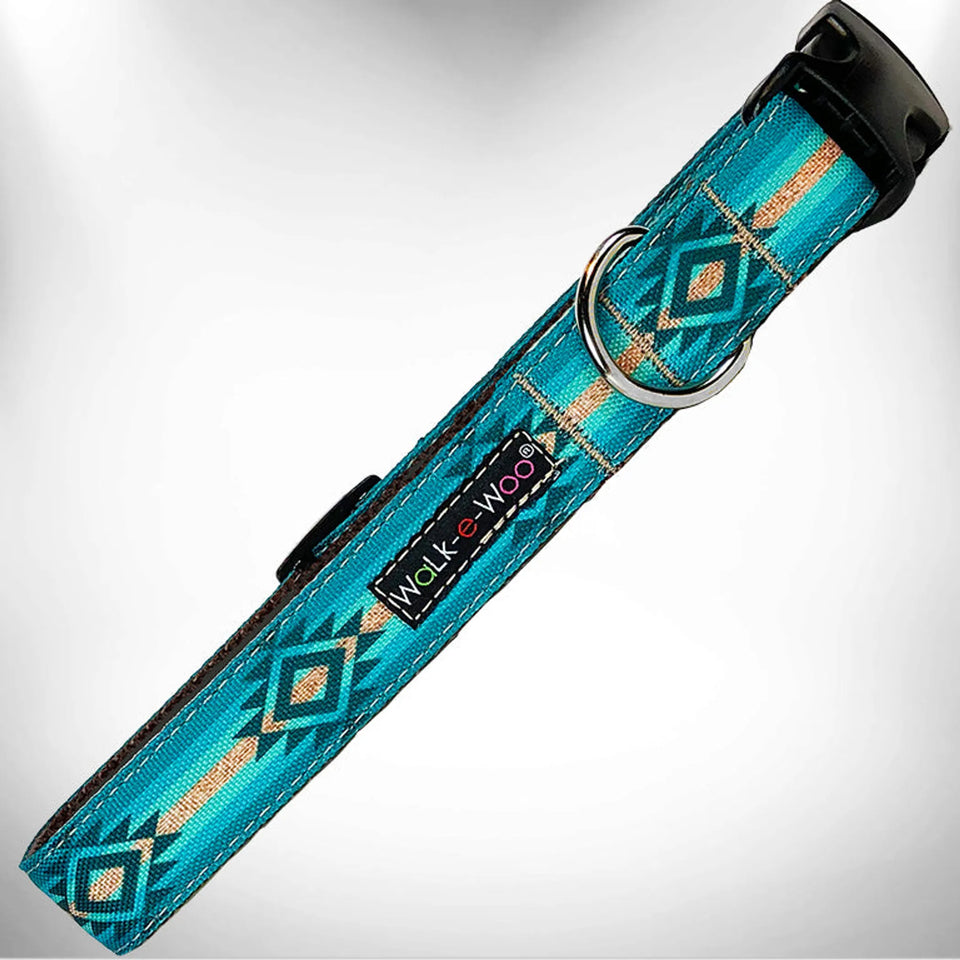 Southwestern Collars, Turquoise sky/L 1" WIDTH FITS 14-25" NECK, view 24