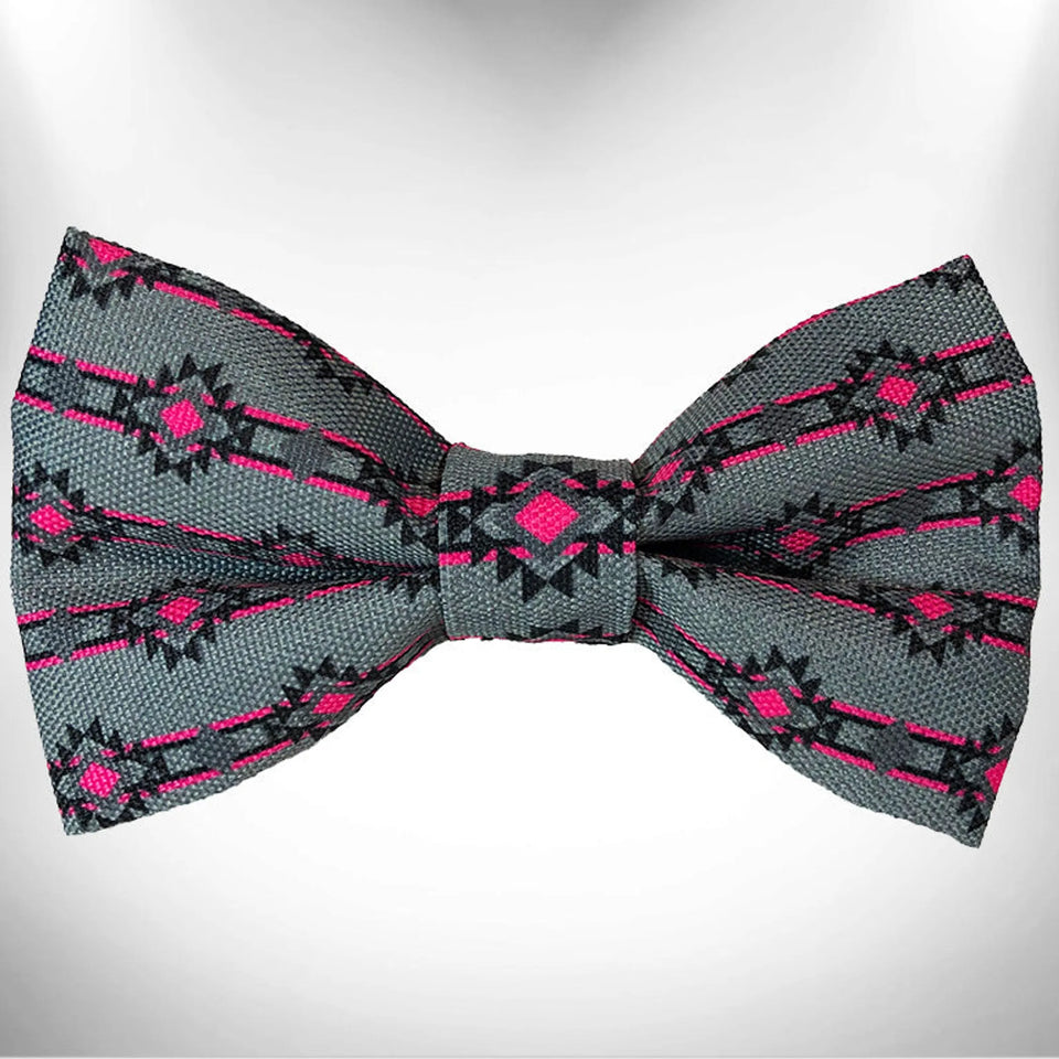 Dog Bow Tie - Velcro Attach by Walk-e-Woo, Grand mesa doggie/LARGE 5"X 2.5", view 7