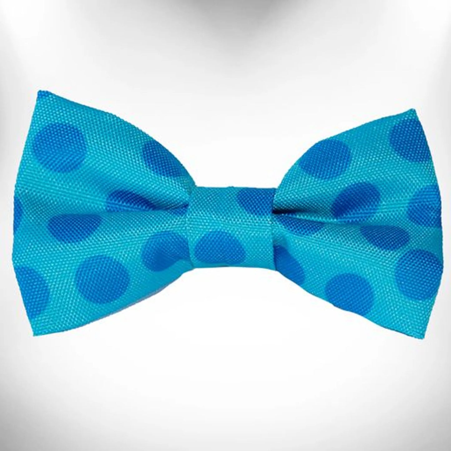 Walk-e-Woo Polka Dot Monotone Dog Bow Tie - Bold Single-Color Pet Accessory