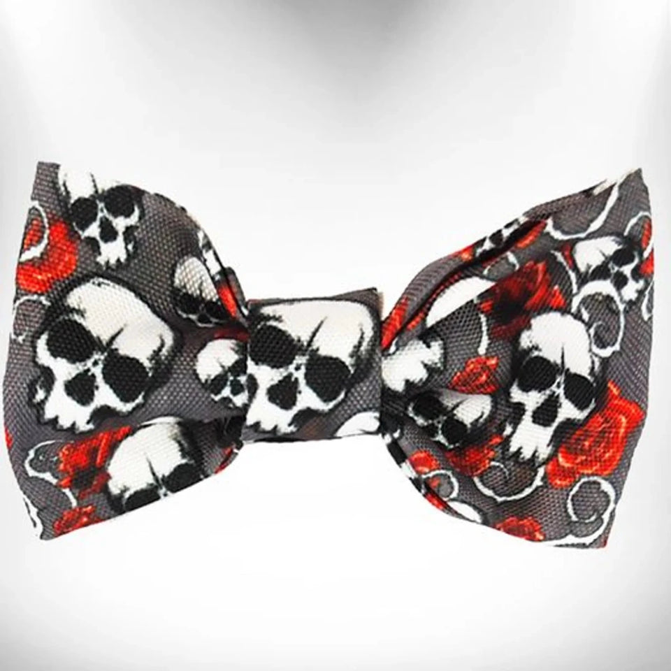 Walk-e-Woo Tattoo Art Dog Bow Tie - Bold, Edgy Style for Every Pup - Pets Perfect