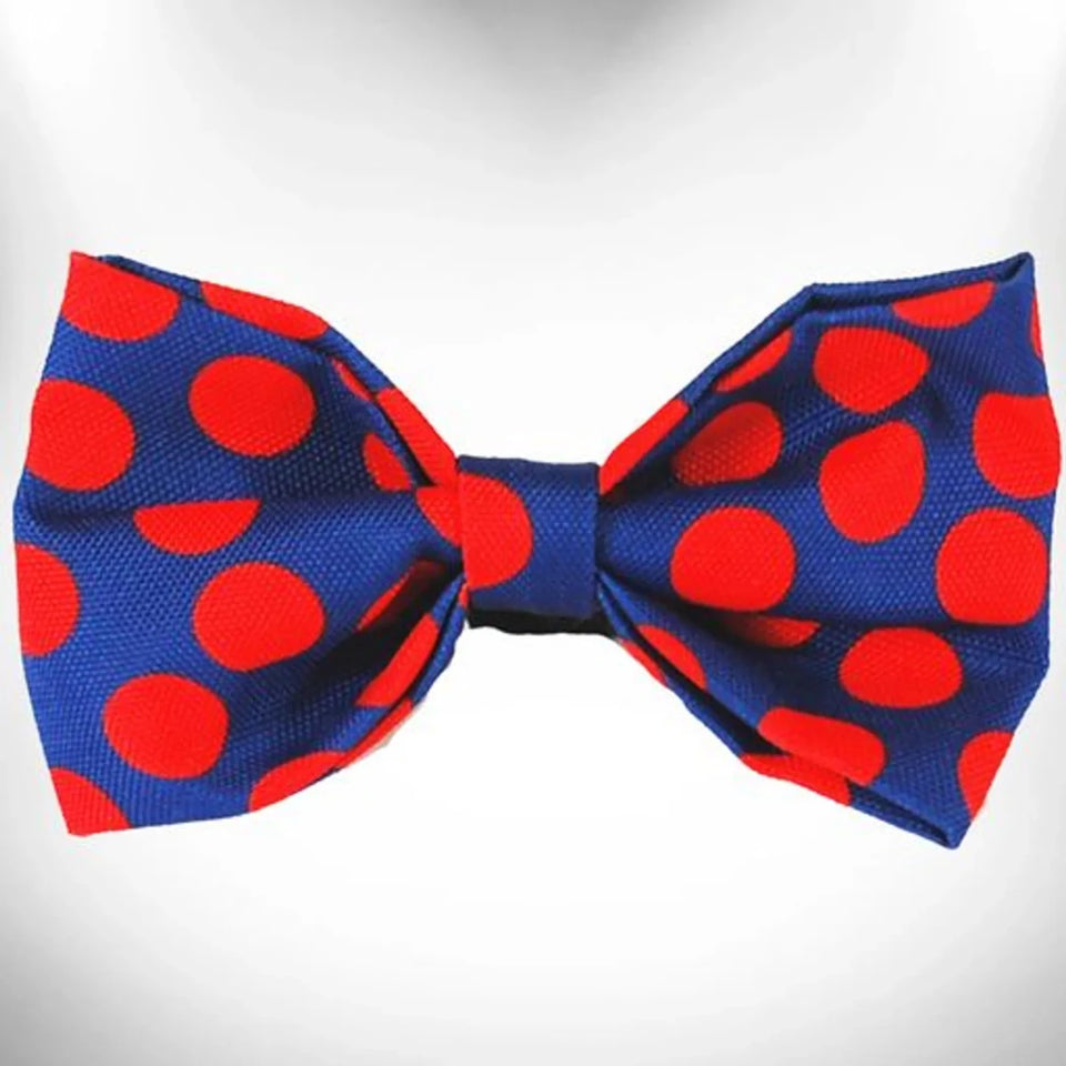 Walk-e-Woo Polka Dot Dog Bow Tie - Pets Perfect