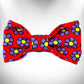 Daisies Doggie Bow Tie - Velcro Dog Bow Tie by Walk-e-Woo
