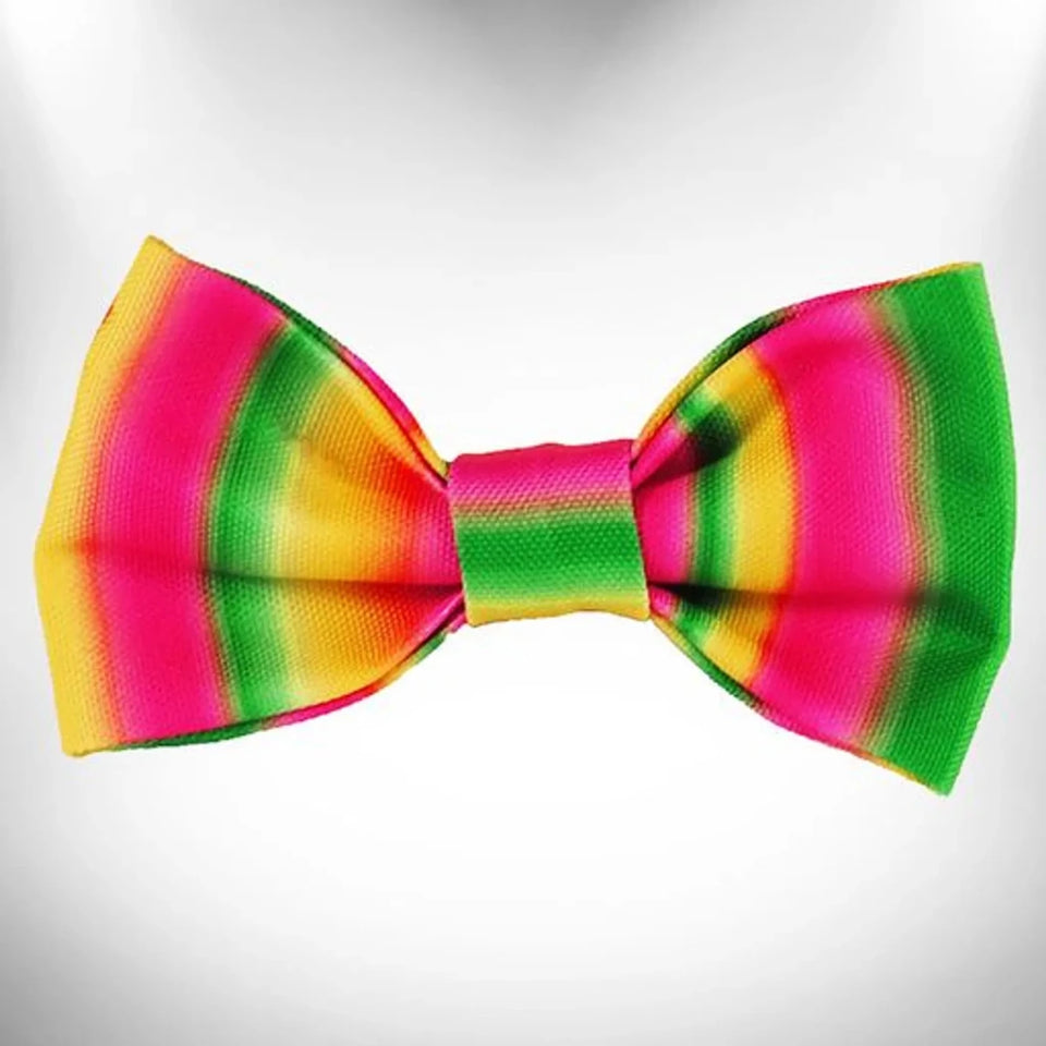 Walk-e-Woo Tie Dye Dog Bow Tie - Vibrant Festival Style for Every Breed - Pets Perfect