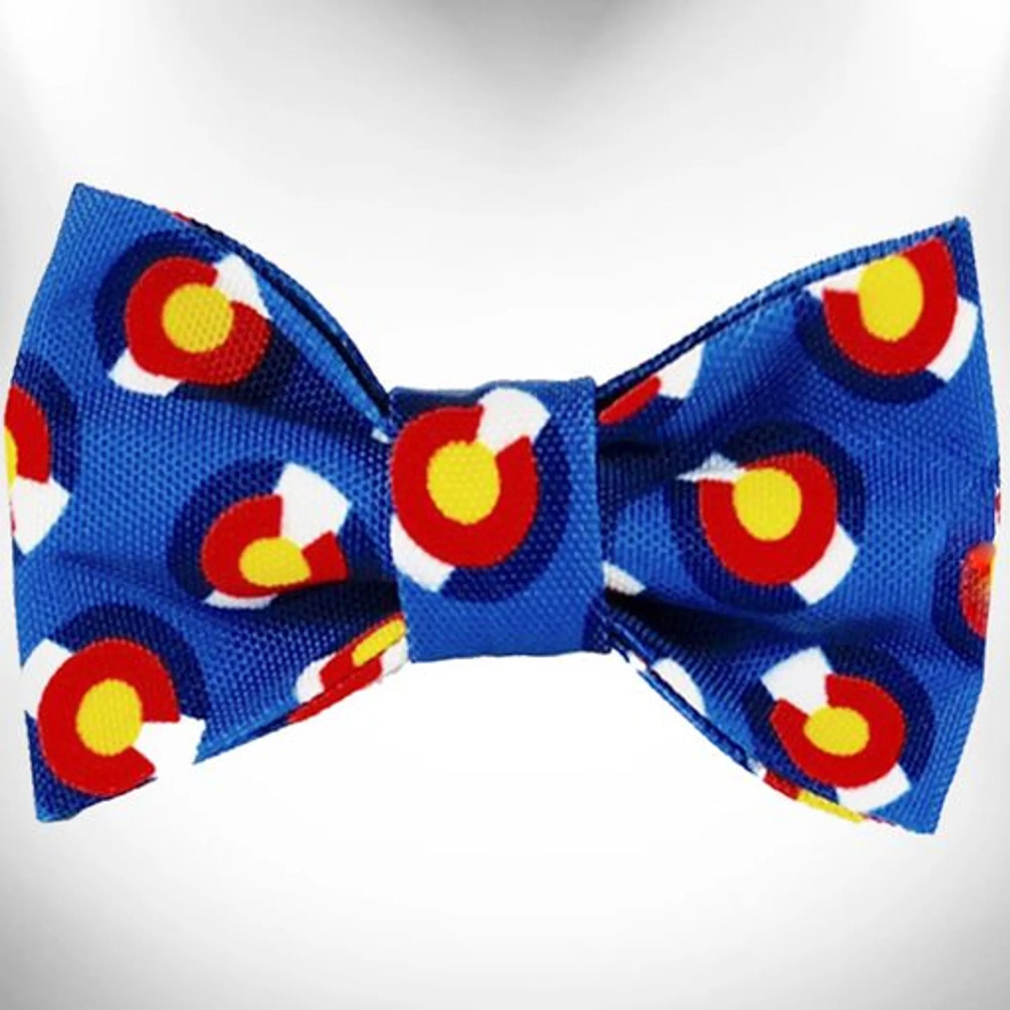 Colorado and Texas Dog Bow Tie - Walk-e-Woo State Pride Designer Dog Accessory