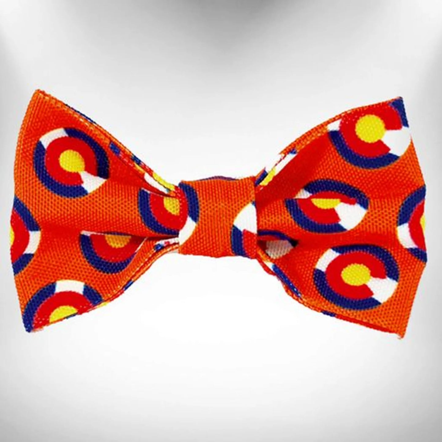 Colorado and Texas Dog Bow Tie - Walk-e-Woo State Pride Designer Dog Accessory
