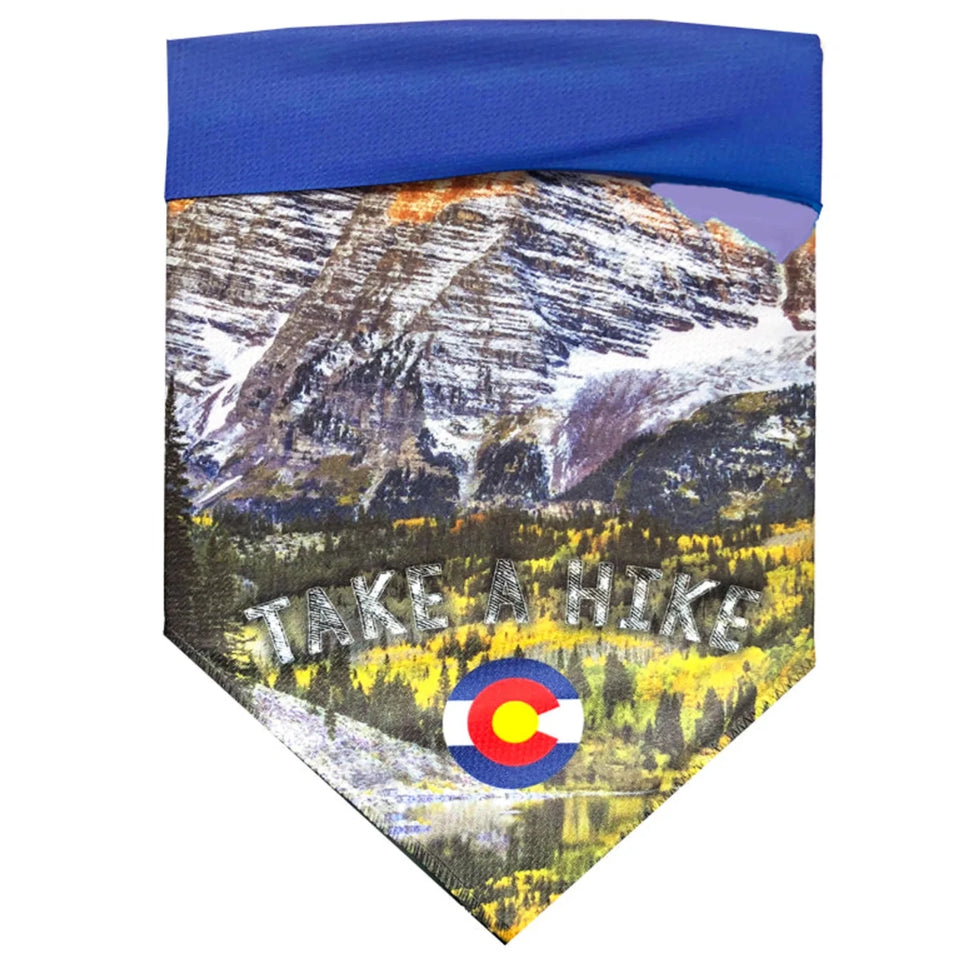 Walk-e-Woo Reversible Sport Dog Bandana - Athletic, Moisture-Wicking, Machine Washable - Pets Perfect