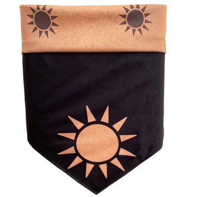 Walk-e-Woo Reversible Dog Bandana and Dog Leash - Athletic Fabric - Pets Perfect
