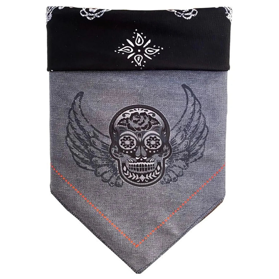 Walk-e-Woo Reversible Sport Dog Bandana - Athletic, Moisture-Wicking, Machine Washable - Pets Perfect