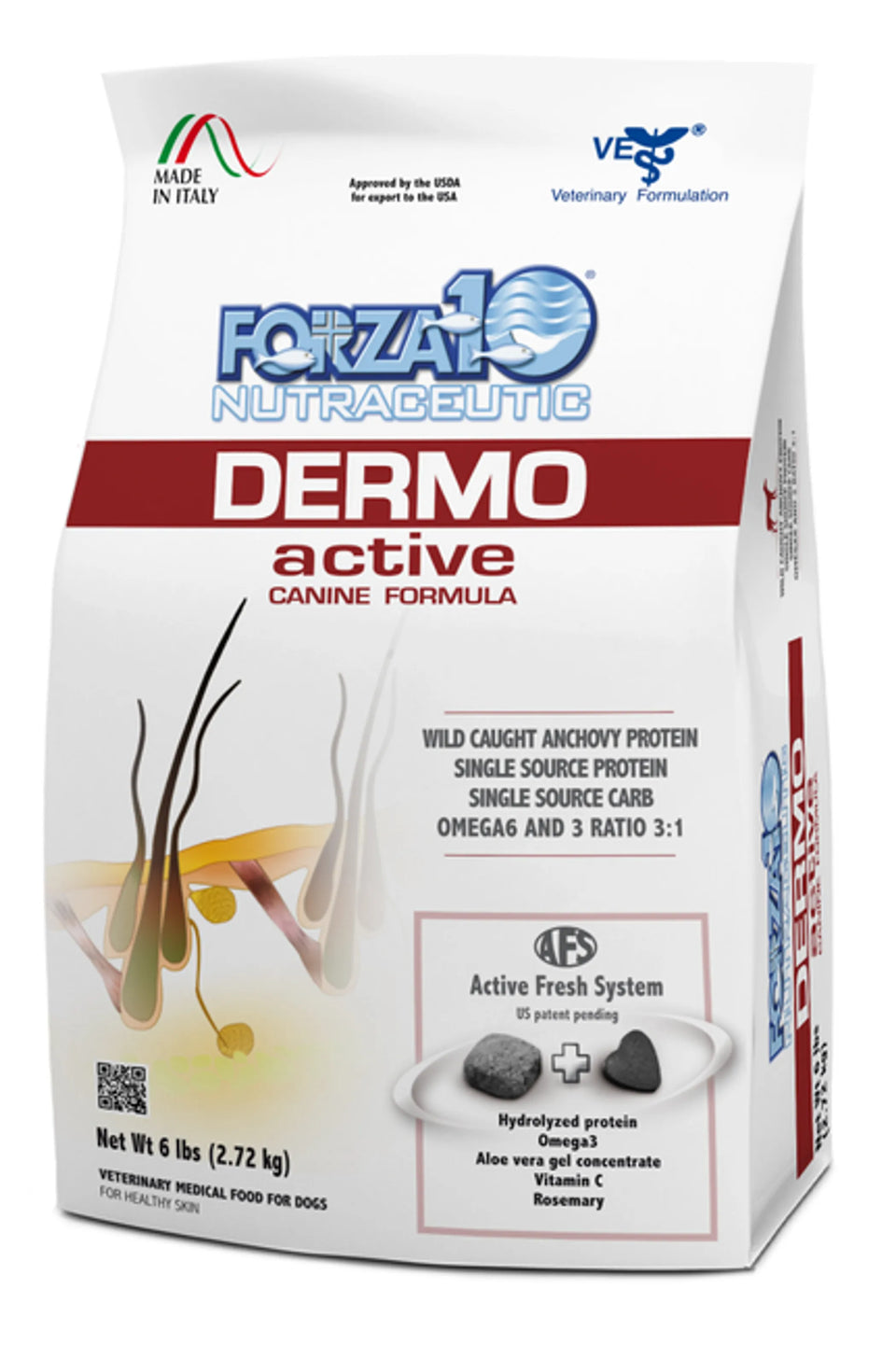 Forza10 Active Dermo Dry Dog Food, 22-LB BAG, view 2
