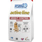 Forza10 Active Weight Control Diet Dry Dog Food bag for adult dogs with weight management formula and Italian origin.