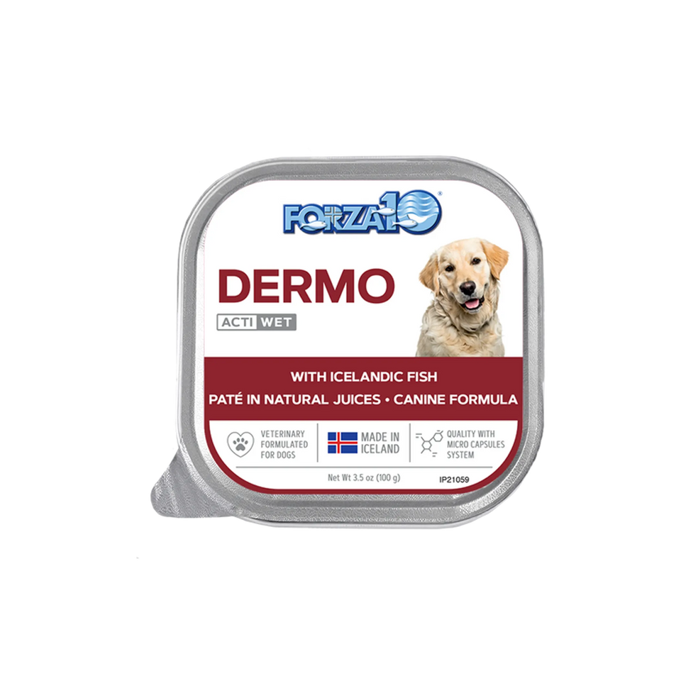 Forza10 ActiWet Dermo Icelandic Fish Recipe Canned Dog Food, 3.5-OZ/Pack of 32