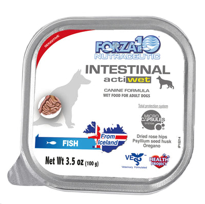 Forza10 Actiwet Intestinal Support Icelandic Fish Recipe Canned Dog, 3.5-OZ/Pack of 32