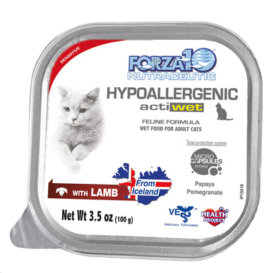 Forza10 Actiwet Hypoallergenic Canned Cat Food, 3.5-OZ/Pack of 32