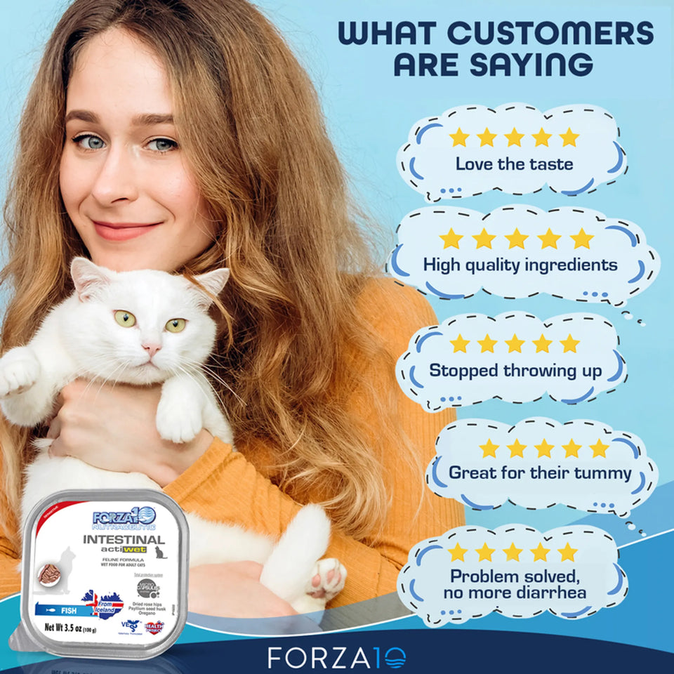 Forza10 Actiwet Intestinal Support Icelandic Fish Recipe Canned Cat, view 7
