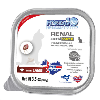 Forza10 Actiwet Renal Support Canned Cat Food, 3.5-OZ/Pack of 32