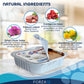 Forza10 Actiwet Renal Support Canned Dog Food highlighting natural ingredients like lamb, cranberries, clover, and dandelion root.