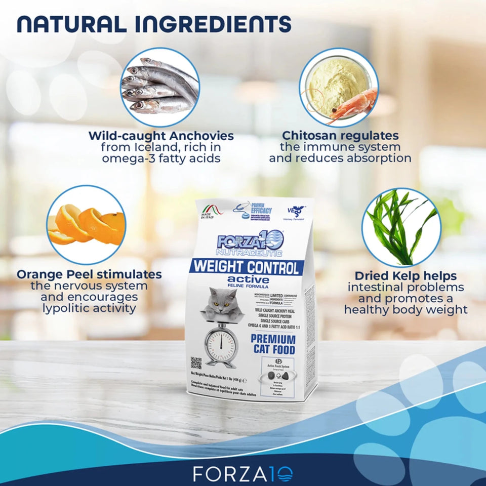 Forza10 Active Weight Control Diet Dry Cat Food - Pets Perfect