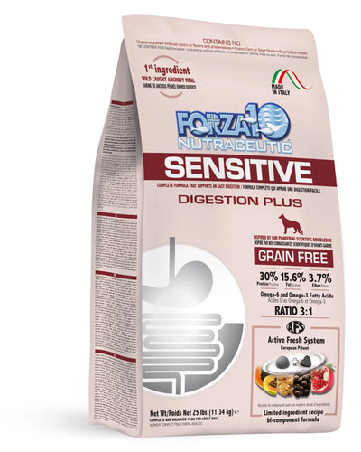 Forza10 Sensitive Digestion Plus, 25 LB BAG