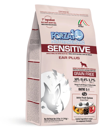 Forza10 Sensitive Ear Plus, 25 LB BAG