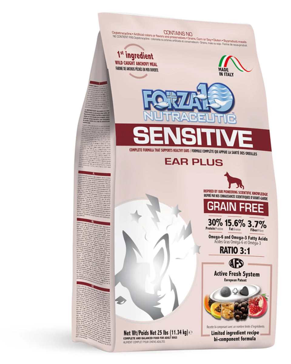 Forza10 Sensitive Ear Plus, 25 LB BAG