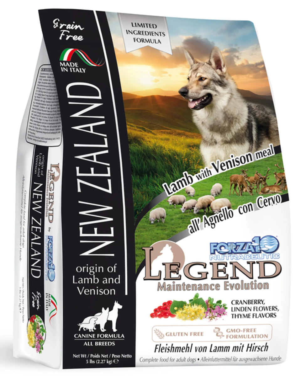Forza 10 Legend New Zealand Grain-Free Dry Dog Food, 5LB BAG
