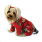 Klippo Silly Monkey Fleece Dog Turtleneck Pajamas with Pocket & D-Ring