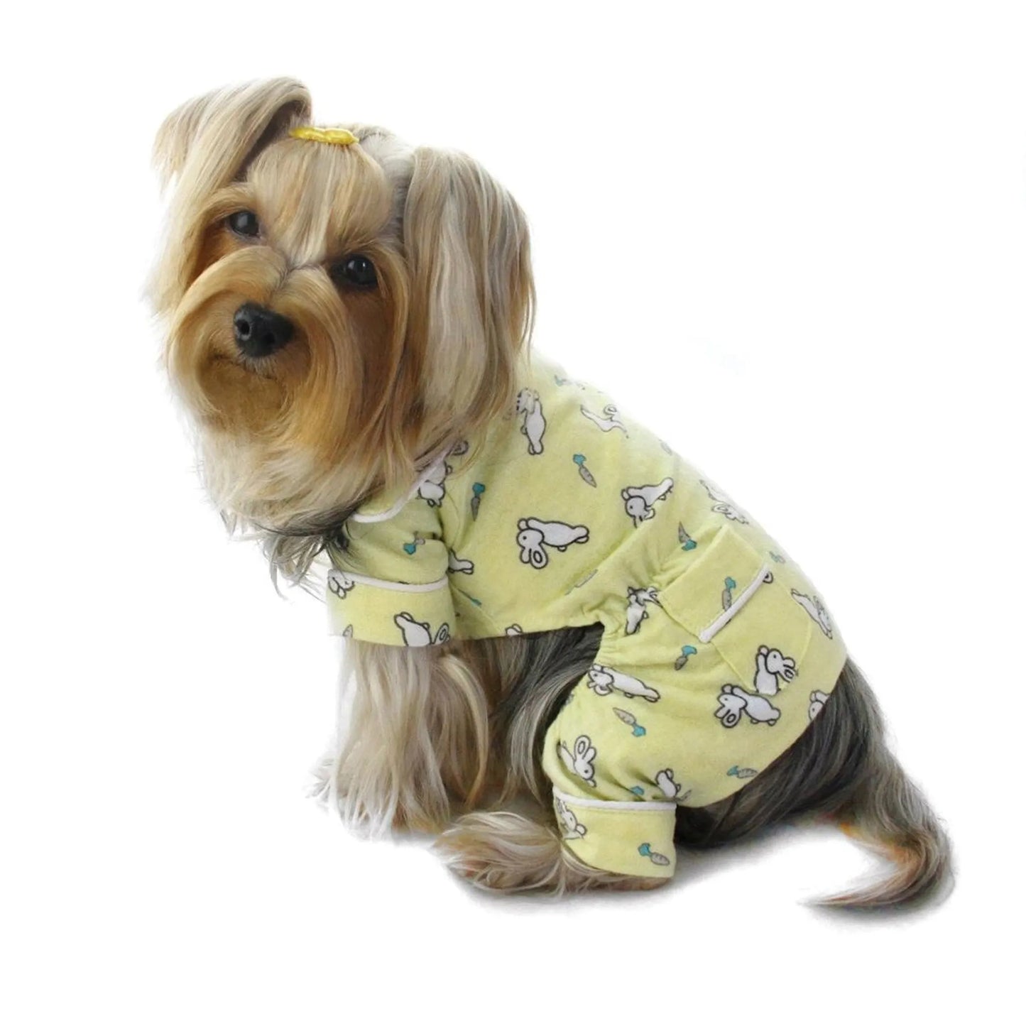 Hopping Bunny Flannel Pajamas for Dogs