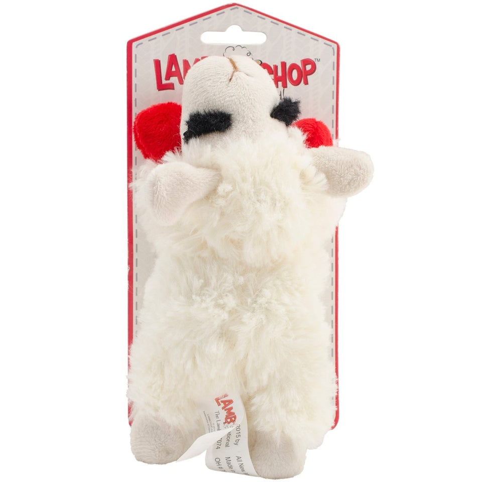 Multipet Lamb Chop Squeaky Plush Dog Toy - 6 in & 10.5 in, 6IN, view 2