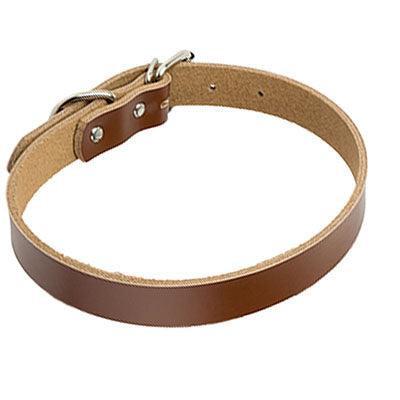 Luxury PU Leather Dog Collar - Durable Adjustable Collar with Secure Buckle - Pets Perfect