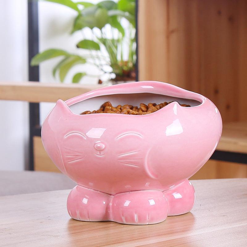Pet Oasis: Resin Cat Feeder And Water Dispenser - Pets Perfect