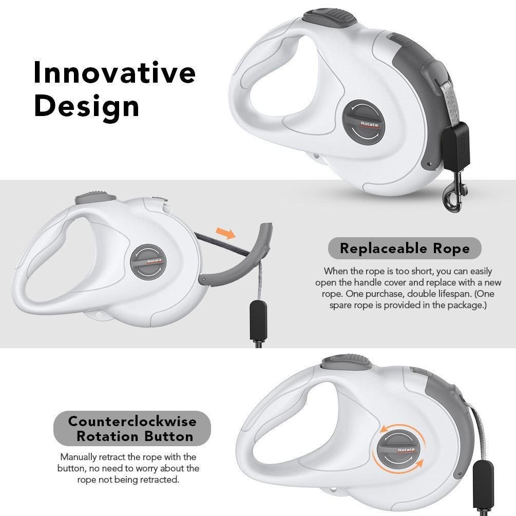 Reflective Retractable Dog Leash With Tractor Design - Pets Perfect