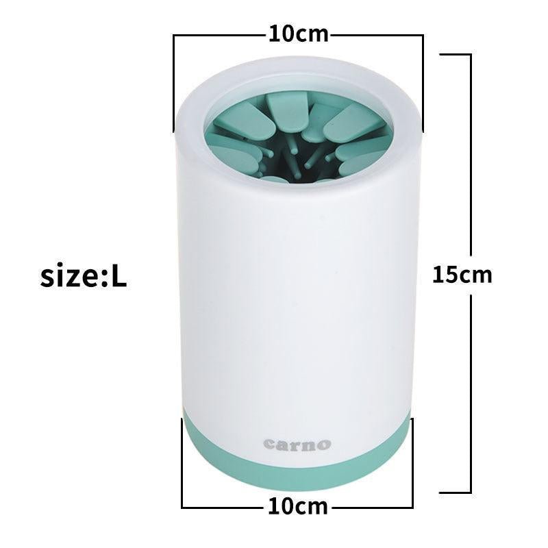 Portable Pet Paw Cleaner Cup - Soft Silicone Comb for Muddy Paws - Pets Perfect