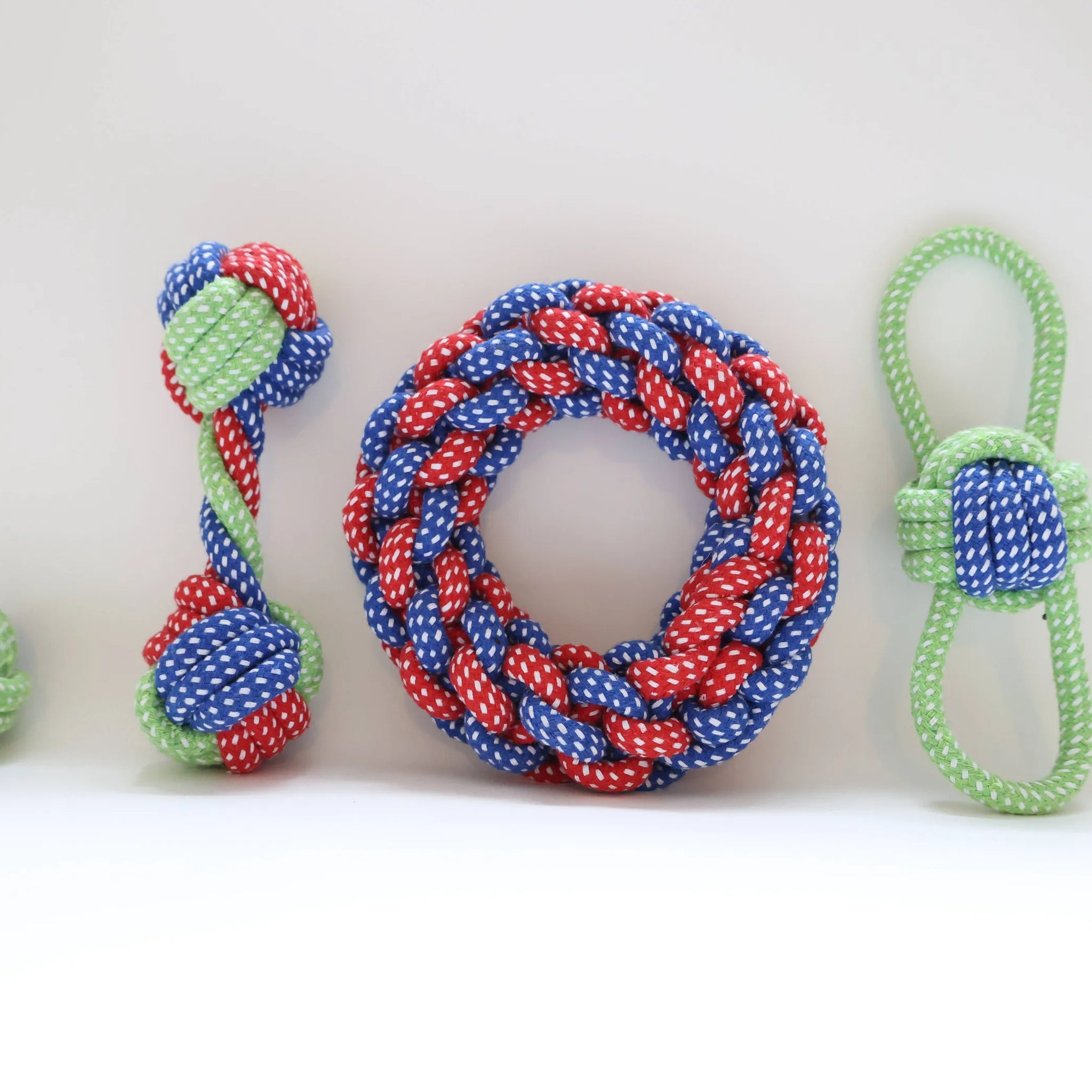 Eco-friendly Dog Rope Toy 4 Set
