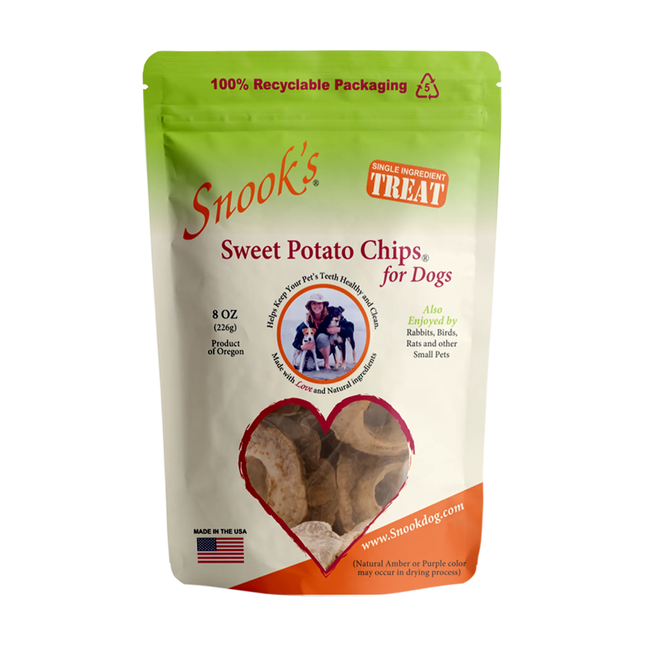 Sweet Potato Dog Chips - Soup bone shaped