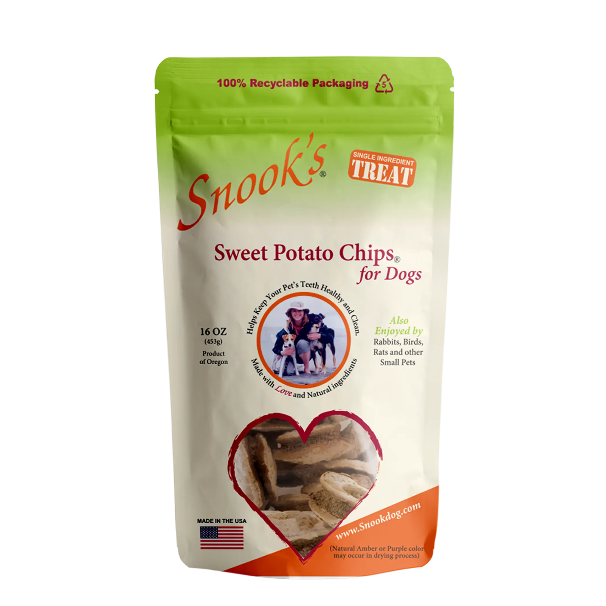 Sweet Potato Dog Chips - Soup bone shaped