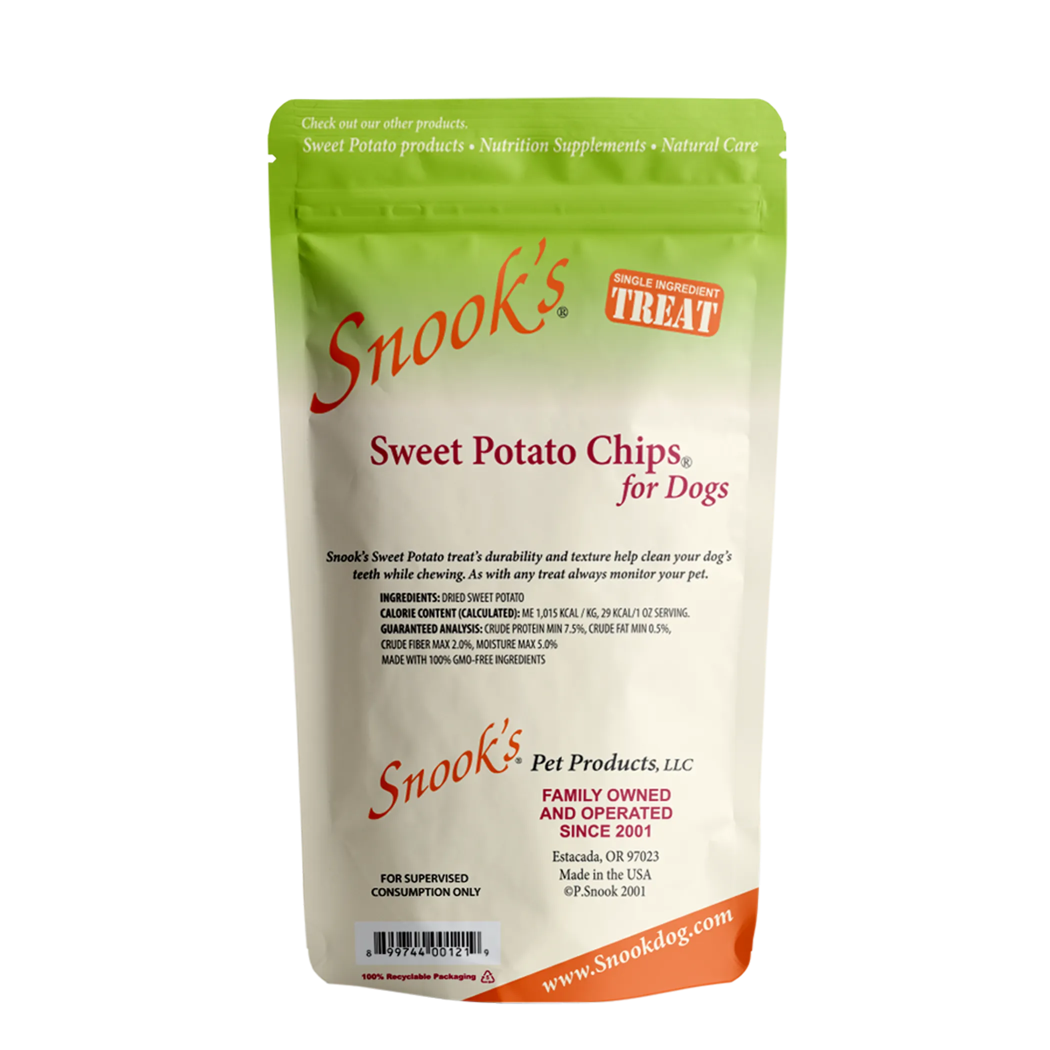 Sweet Potato Dog Chips - Soup bone shaped