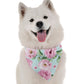 BanDoggie Rose Dog Bandana - Elegant Floral Design