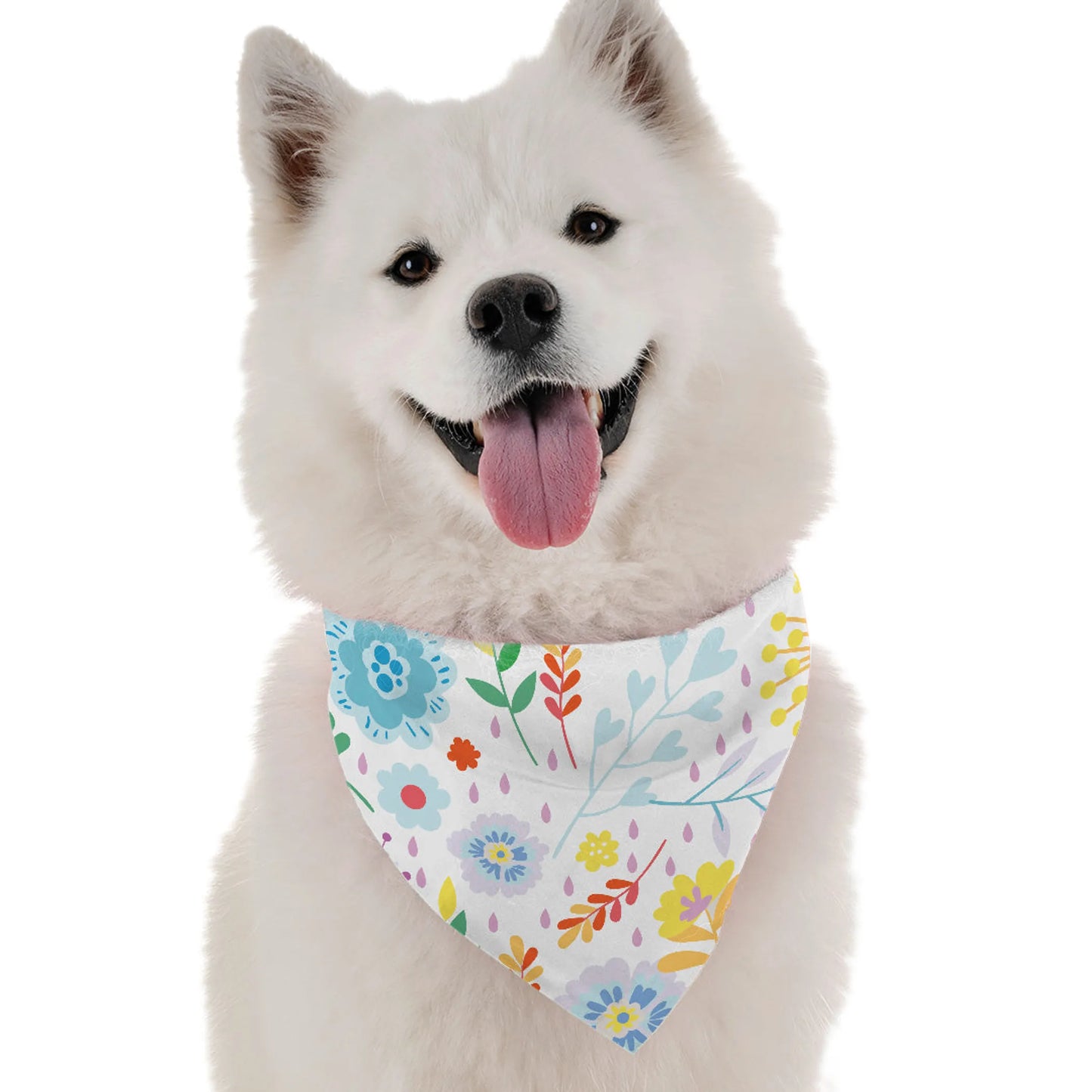 BanDoggie Desert Flower Dog Bandana - Nature-Inspired Microfiber, USA Made