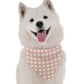 BanDoggie Pink Polka Dog Bandana - Soft Microfiber, Made in USA