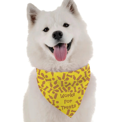Works for Dog Treats Dog Bandana by Bandoggies - Pets Perfect