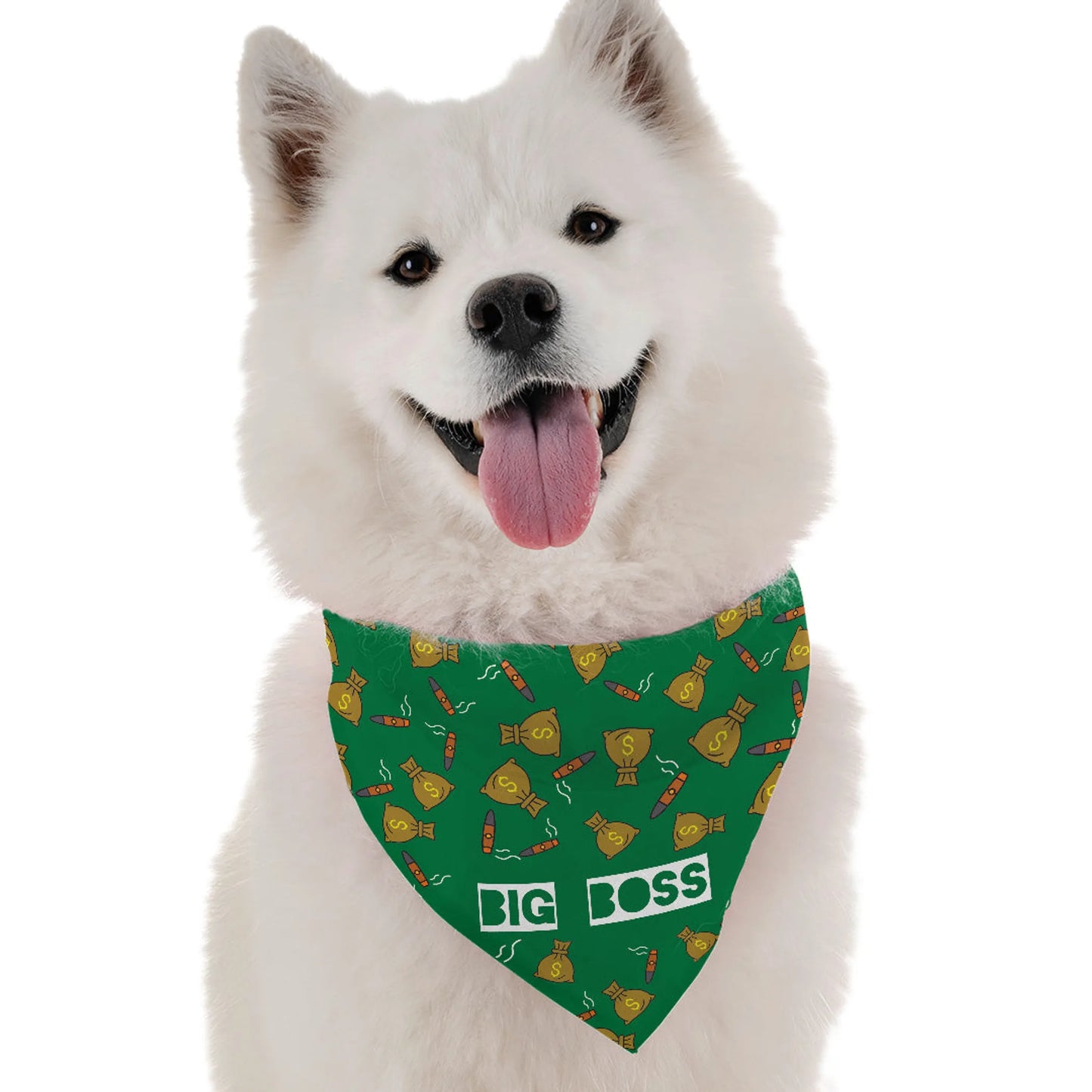 BanDoggie Big Boss Dog Bandana - Fun Phrase Design for Confident Pups