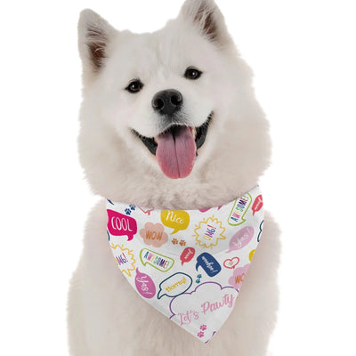 Let's Pawty Girl Dog Bandana by Bandoggies - Pets Perfect