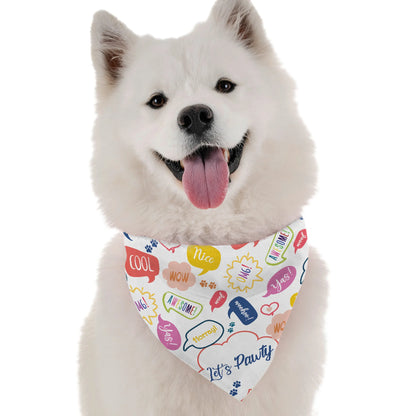 Let's Pawty Boy Dog Bandana by Bandoggies