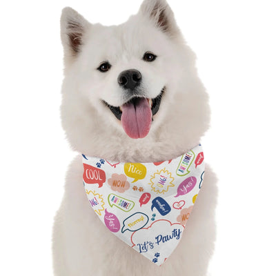 Let's Pawty Boy Dog Bandana by Bandoggies - Pets Perfect