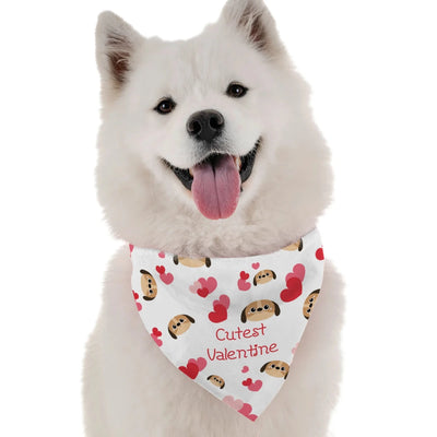 BanDoggie Cutest Valentine Dog Bandana - Soft Microfiber Pet Bandana, Made in USA - Pets Perfect