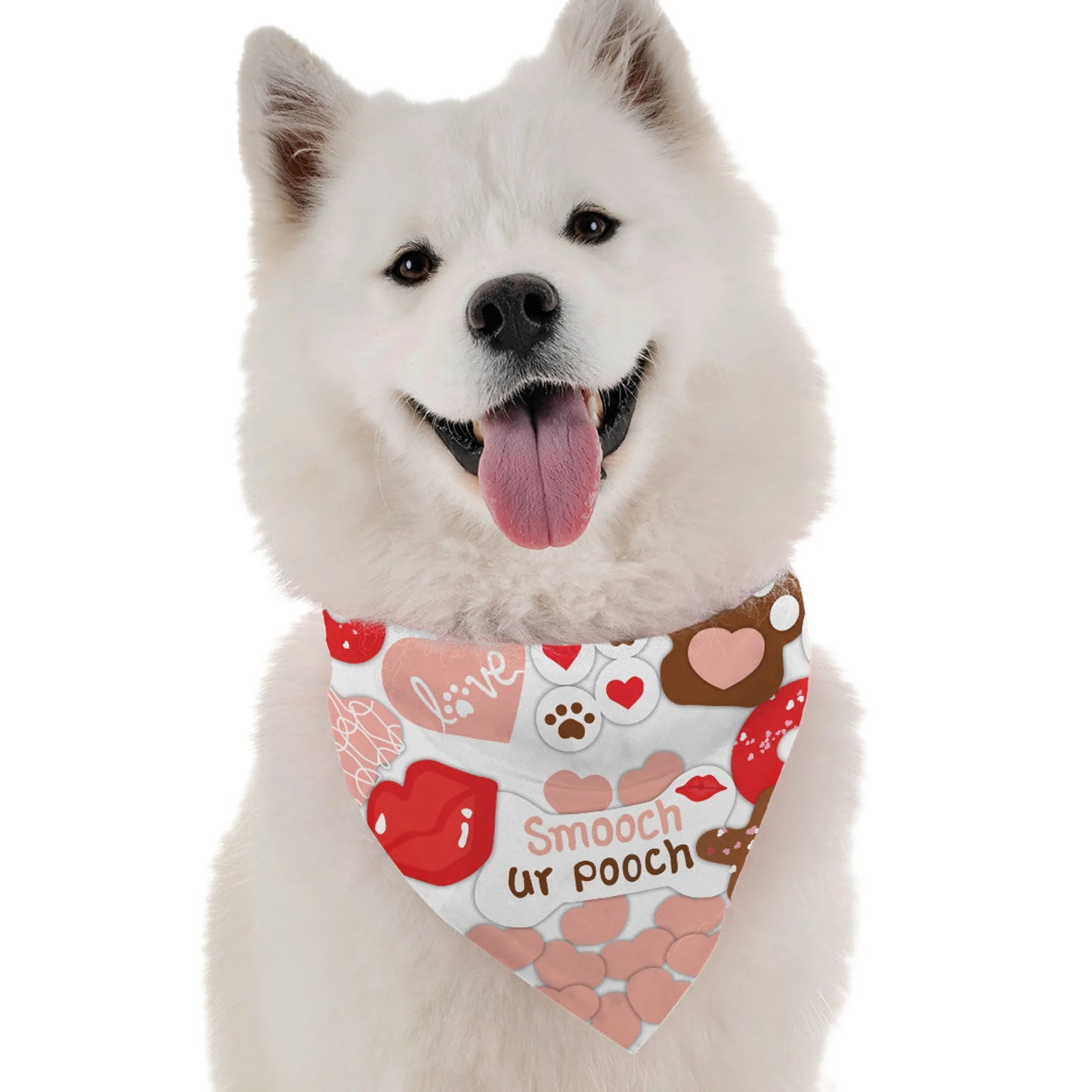 BanDoggie Give This Pooch a Smooch Valentine's Dog Bandana