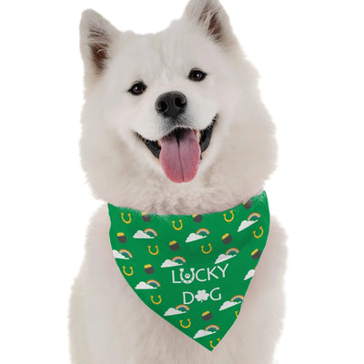 Lucky Dog Bandana by BanDoggie - Holiday Shamrock Pet Bandana - Pets Perfect
