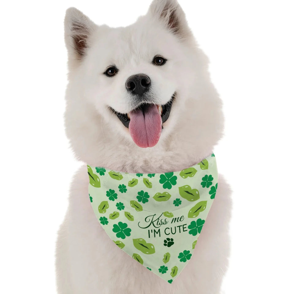 Kiss Me I'm Cute Dog Bandana by BanDoggie - Pets Perfect